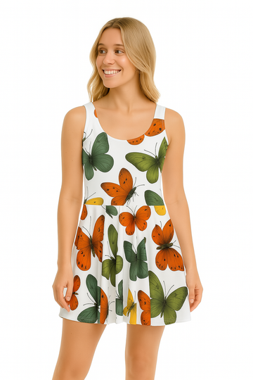 Vestido Saker Mujer “Alas de Verano” – Alisio Wear