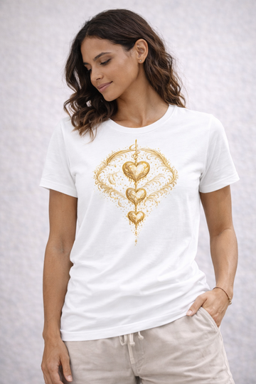 Camiseta Mujer - Corazon en Suspensión