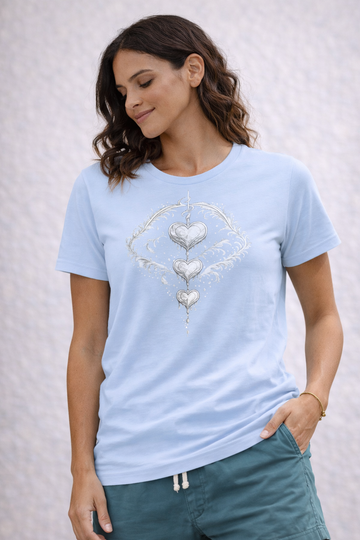Camiseta Mujer - Corazon en Suspensión
