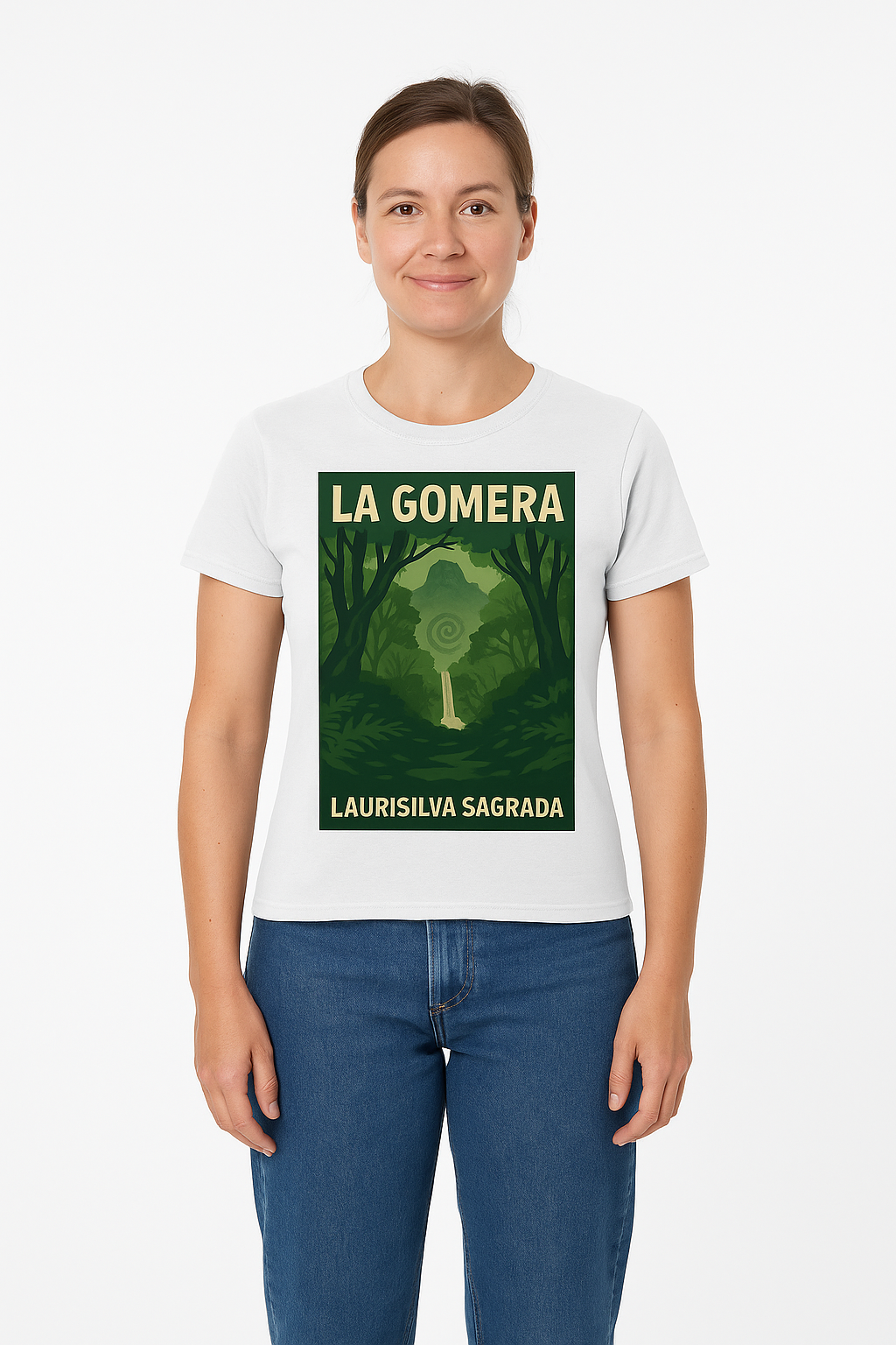 Camiseta Mujer La Gomera – “Laurisilva Sagrada”