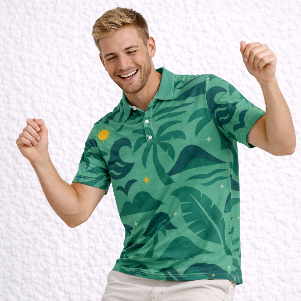 Polo Slim Fit - Verde Isla - Alisio Wear