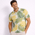 Polo Slim Fit Hombre – “Green Tropic” | Alisio Wear - Alisio Wear
