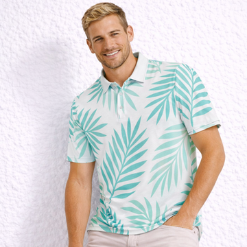 Men's Slim Fit Polo – “Aguas del Alisio” | Alisio Wear