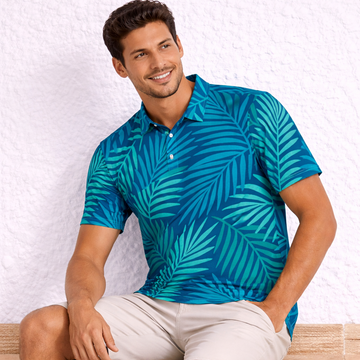 Polo Slim Fit Hombre – “Isla Azul” | Alisio Wear