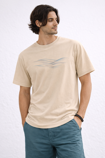 Camiseta Hombre - Lineas en Suspensión