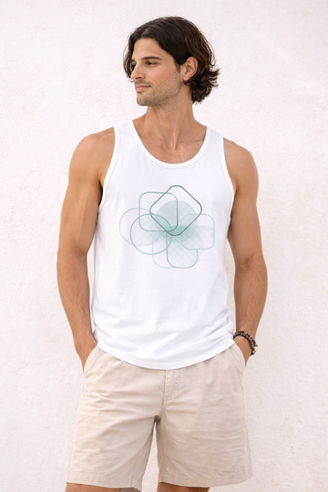 Camiseta Tirantes Hombre - Geometrica