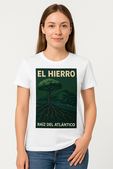 Camiseta Mujer El Hierro – “Raíz del Atlántico”