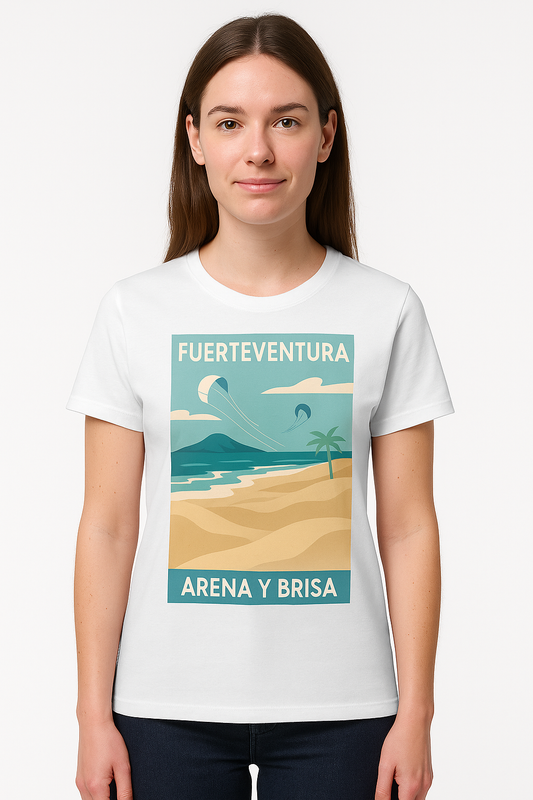 Fuerteventura Women's T-shirt – “Sand and Breeze”