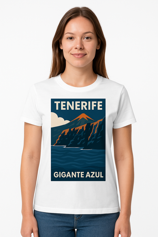 Tenerife Women's T-Shirt – “Blue Giant”