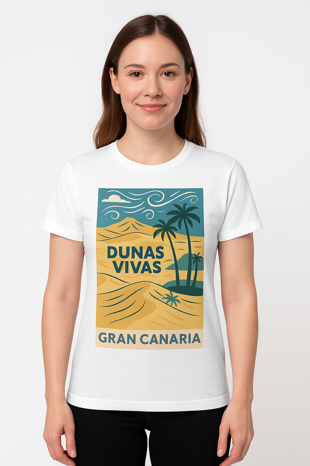 Camiseta mujer Gran Canaria – “Dunas Vivas”