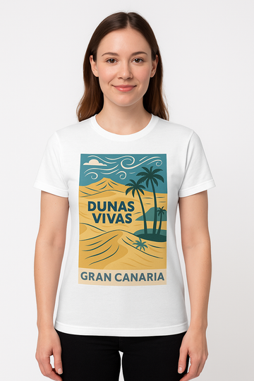 Camiseta mujer Gran Canaria – “Dunas Vivas”