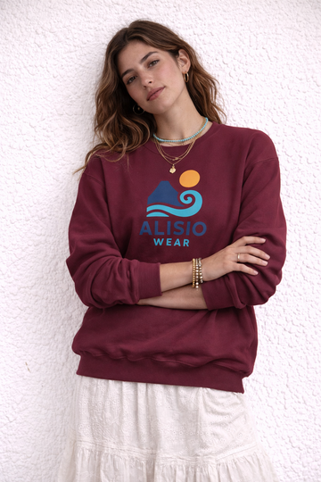 Sudadera mujer Alisio Wear · Logo original